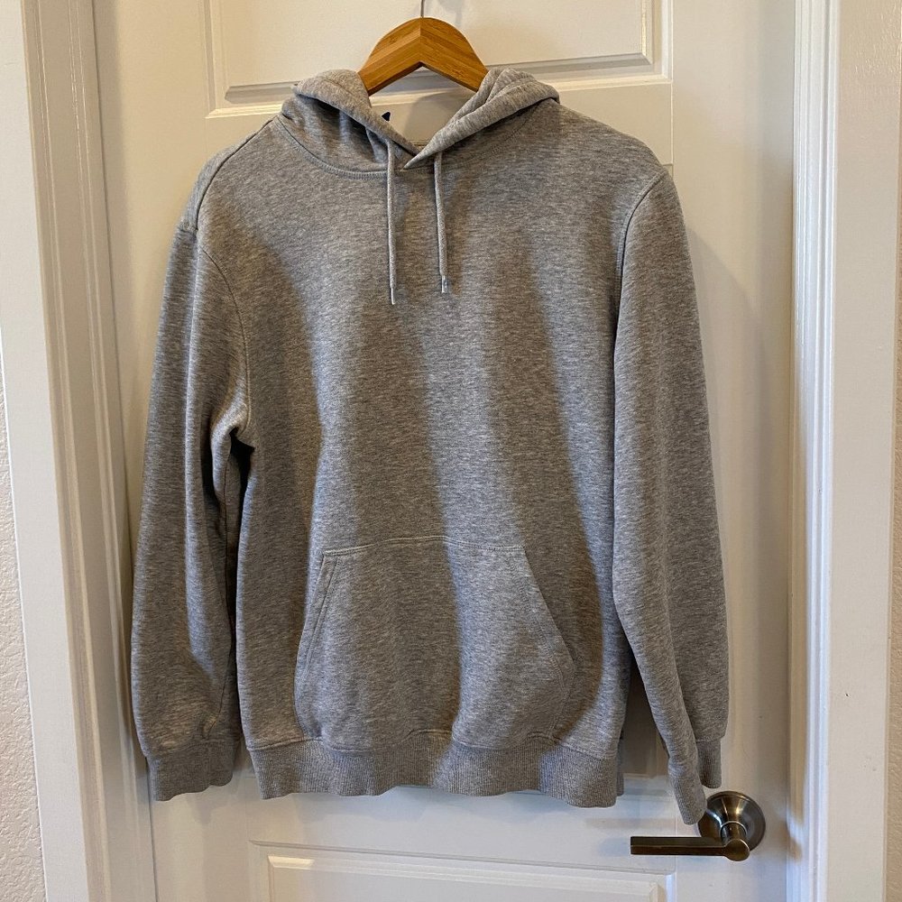 Grey Divided pullover hoodie in size S